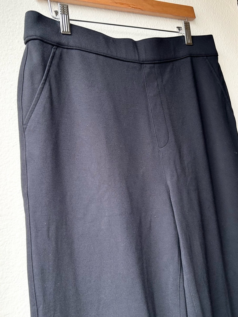 SPANX Black SPANXsupersmooth PerfectFit Ponte Wide Leg Pant Sz XL - Picture 7 of 16